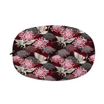 Japanese Cranes And Chrysanthemums Print Car Side Mirror Covers