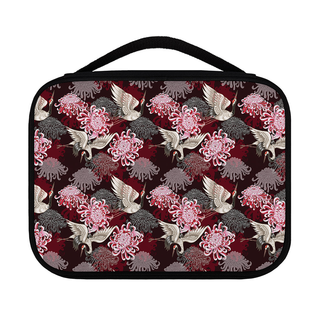 Japanese Cranes And Chrysanthemums Print Classic Bible Case