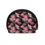 Japanese Cranes And Chrysanthemums Print Coin Purse