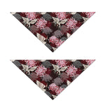 Japanese Cranes And Chrysanthemums Print Dog Bandana