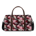 Japanese Cranes And Chrysanthemums Print Duffel Bag