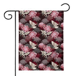 Japanese Cranes And Chrysanthemums Print House Flag