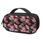 Japanese Cranes And Chrysanthemums Print Insulin Cooler Travel Case