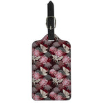 Japanese Cranes And Chrysanthemums Print Luggage Tag
