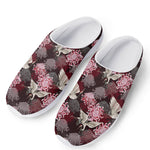Japanese Cranes And Chrysanthemums Print Mesh Casual Shoes