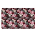 Japanese Cranes And Chrysanthemums Print Polyester Doormat