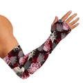 Japanese Cranes And Chrysanthemums Print Sun Protection Arm Sleeves