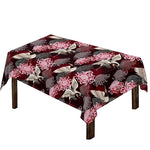 Japanese Cranes And Chrysanthemums Print Tablecloth