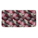 Japanese Cranes And Chrysanthemums Print Towel