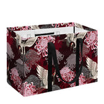 Japanese Cranes And Chrysanthemums Print Utility Tote Bag