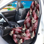 Japanese Cranes And Chrysanthemums Print Waterproof Car Seat Cover