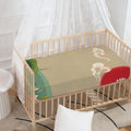Japanese Cranes At Sunset Print Baby Crib Sheet