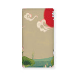 Japanese Cranes At Sunset Print Baby Crib Sheet
