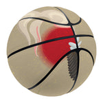 Japanese Cranes At Sunset Print Basketball