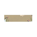 Japanese Cranes At Sunset Print Bed Runner