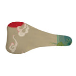 Japanese Cranes At Sunset Print Bicycle Seat Cover