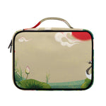 Japanese Cranes At Sunset Print Briefcase Bible Bag