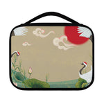 Japanese Cranes At Sunset Print Classic Bible Case