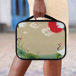 Japanese Cranes At Sunset Print Classic Bible Case
