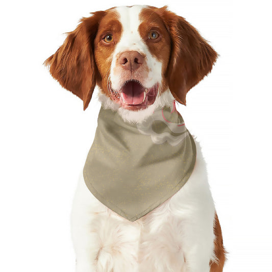 Japanese Cranes At Sunset Print Dog Bandana