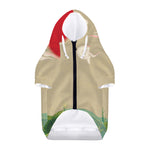 Japanese Cranes At Sunset Print Dog Zip Up Hoodie