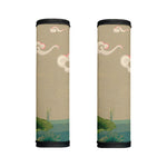 Japanese Cranes At Sunset Print Handle Covers