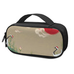 Japanese Cranes At Sunset Print Insulin Cooler Travel Case
