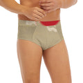 Japanese Cranes At Sunset Print Men's Briefs