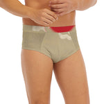 Japanese Cranes At Sunset Print Men's Briefs