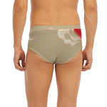Japanese Cranes At Sunset Print Men's Briefs