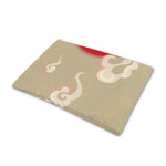 Japanese Cranes At Sunset Print Pet Cooling Mat Cover