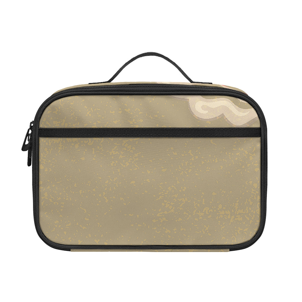 Japanese Cranes At Sunset Print Portable Lunch Bag