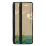Japanese Cranes At Sunset Print Refrigerator Handle Covers