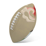 Japanese Cranes At Sunset Print Rugby Ball