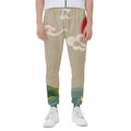 Japanese Cranes At Sunset Print Joggers