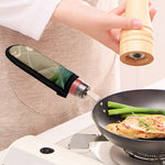 Japanese Cranes At Sunset Print Skillet Handle Cover