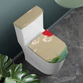 Japanese Cranes At Sunset Print Toilet Lid And Tank Cover Set