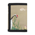 Japanese Cranes At Sunset Print Trifold Wallet
