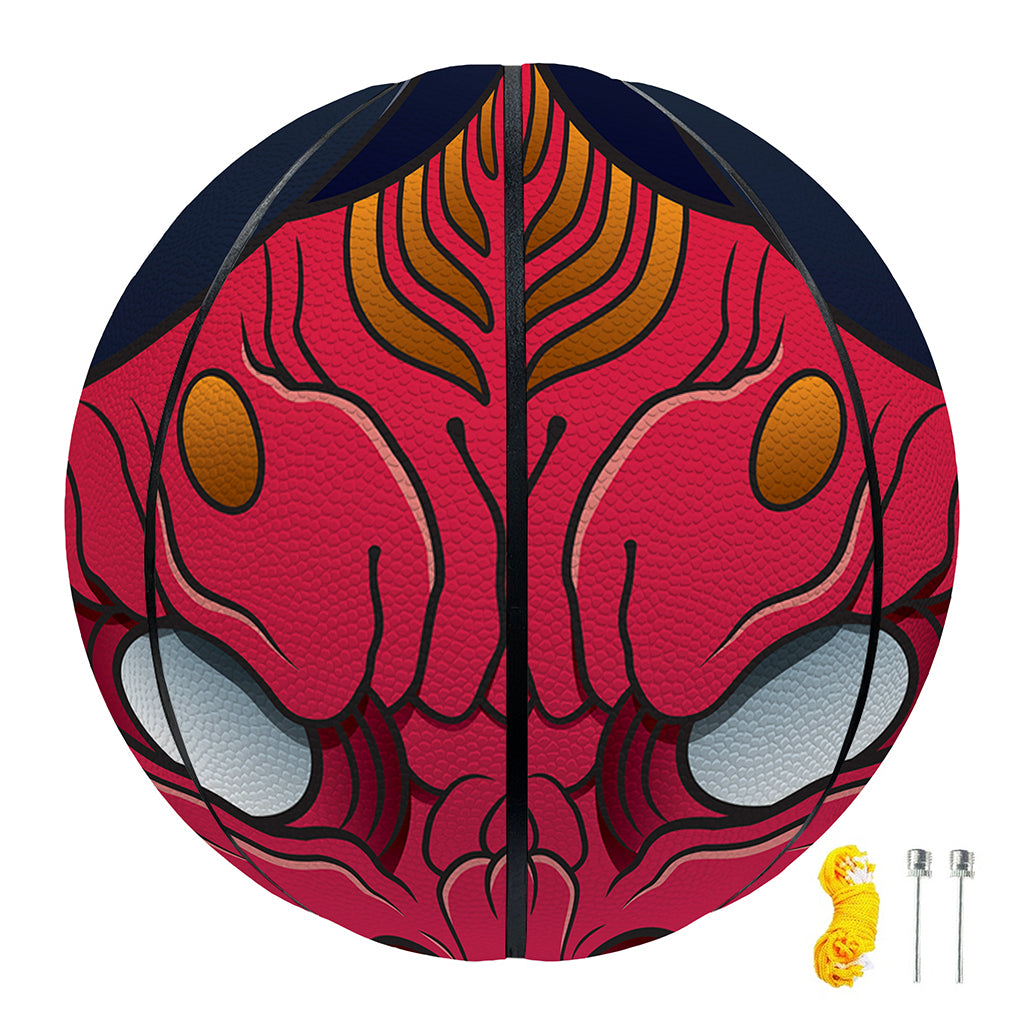 Japanese Demon Mask Print Basketball