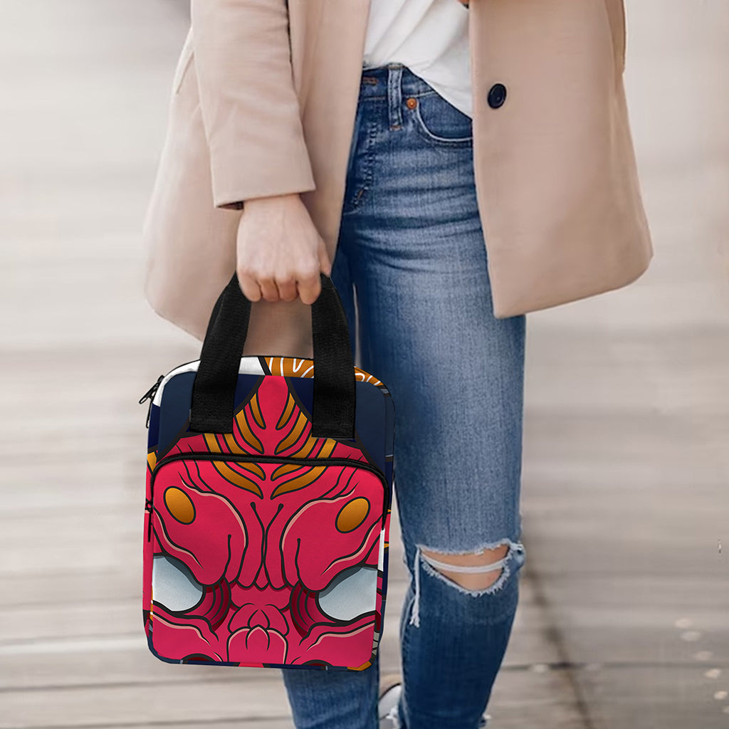 Japanese Demon Mask Print Bible Tote Bag