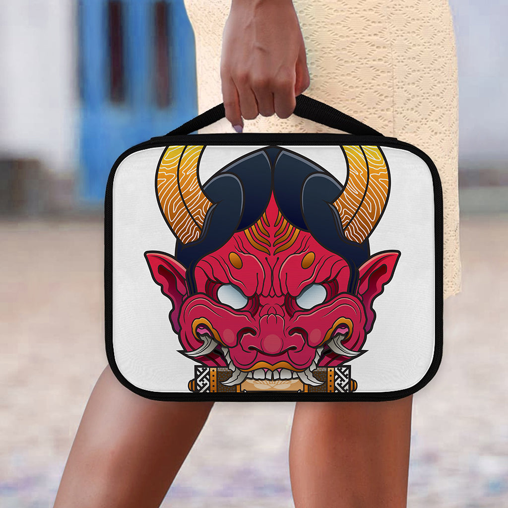 Japanese Demon Mask Print Classic Bible Case