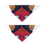 Japanese Demon Mask Print Dog Bandana