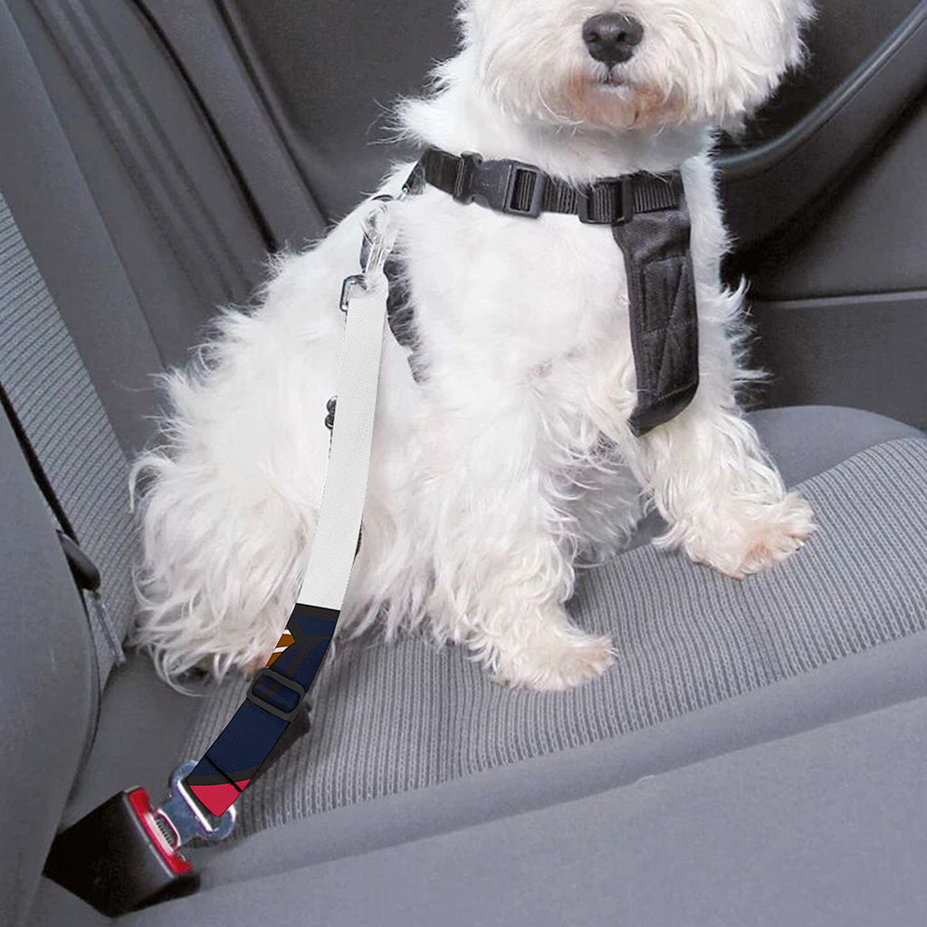 Japanese Demon Mask Print Dog Seat Belt