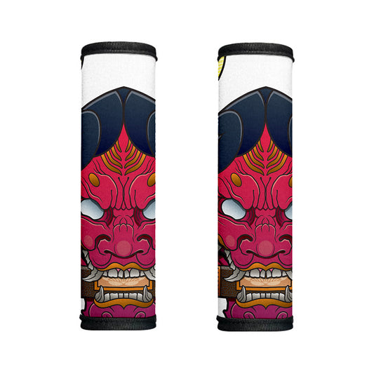Japanese Demon Mask Print Handle Covers