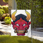 Japanese Demon Mask Print House Flag