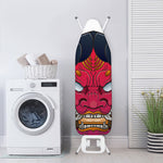 Japanese Demon Mask Print Ironing Board Cover