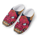 Japanese Demon Mask Print Mesh Casual Shoes