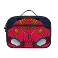 Japanese Demon Mask Print Portable Lunch Bag
