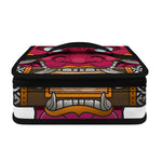 Japanese Demon Mask Print Small Lunch Bag