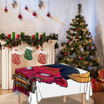 Japanese Demon Mask Print Tablecloth